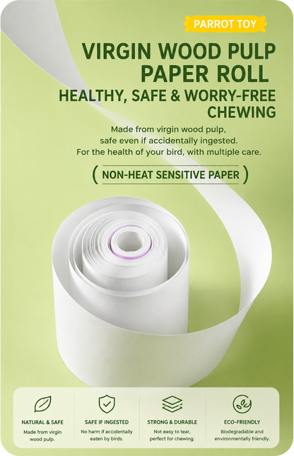 Parrot Candy Paper Roll Chew Toy