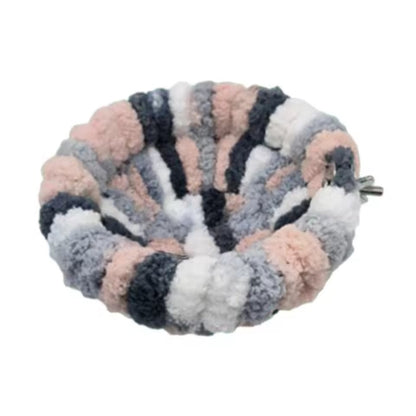 Cozy Plush Parrot Nest – Warm Winter Sleeping Bed