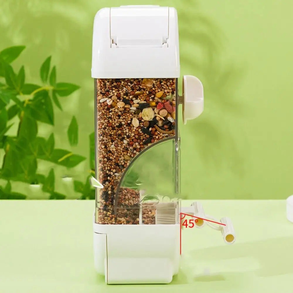 Transparent Hanging Bird Feeder for Parrots