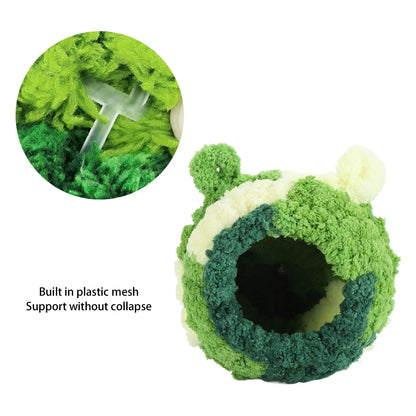 Warm Plush Bird Nest Bed for Parakeets & Parrots