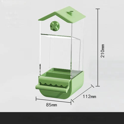 Automatic Parrot Feeder – No Mess Bird Cage Food Box