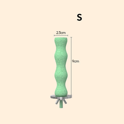 Bird Nail Grinding Perch – Parrot Cage Stand