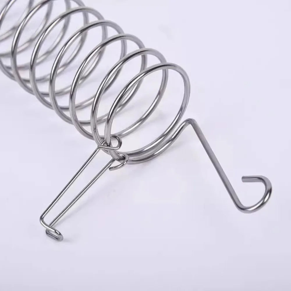 Stainless Steel Spiral Bird Feeder - Hanging Forage Basket