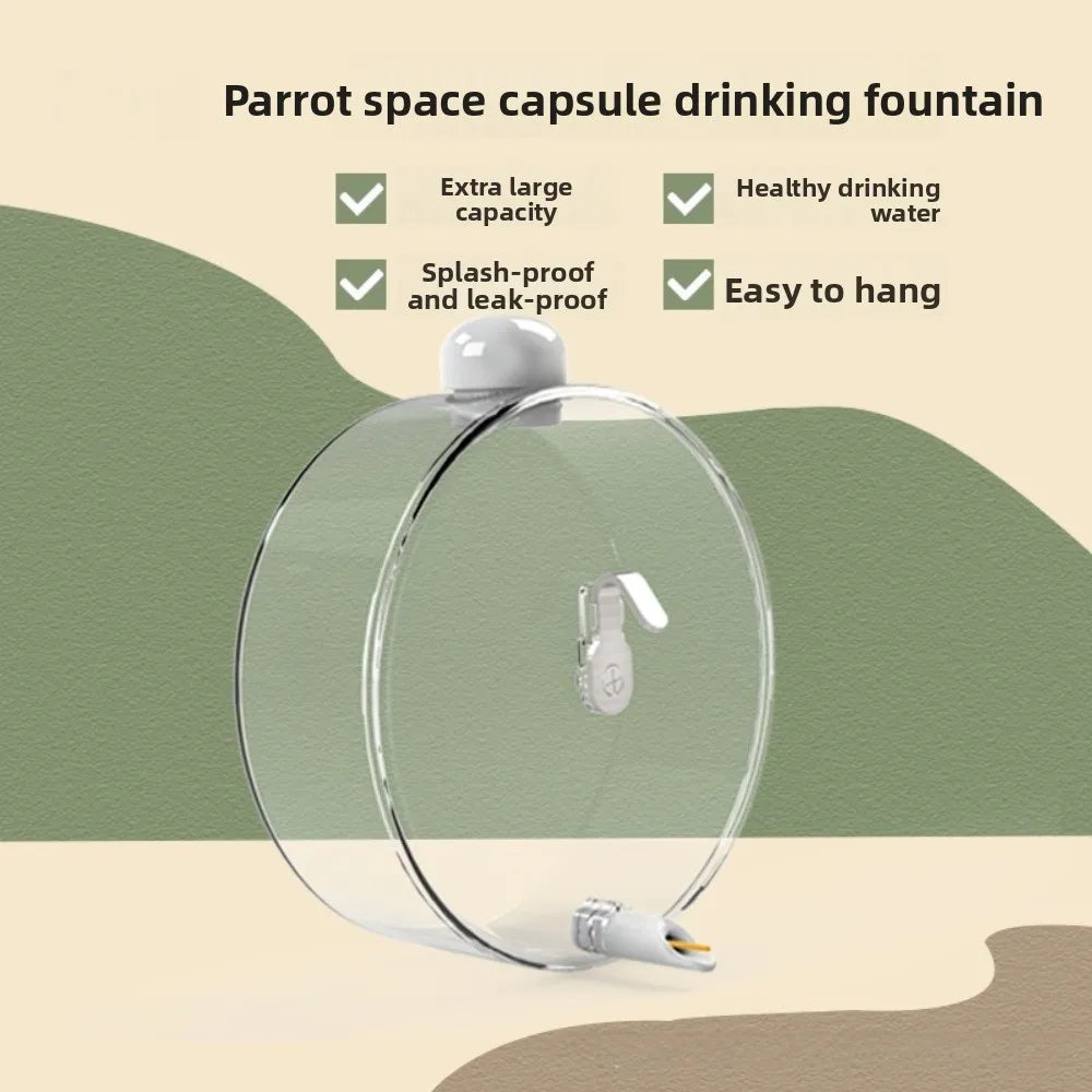 350ml Hanging Bird Water Feeder
