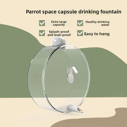 350ml Hanging Bird Water Feeder