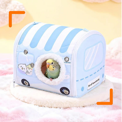 Winter Bird Bus Nest