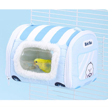 Winter Bird Bus Nest