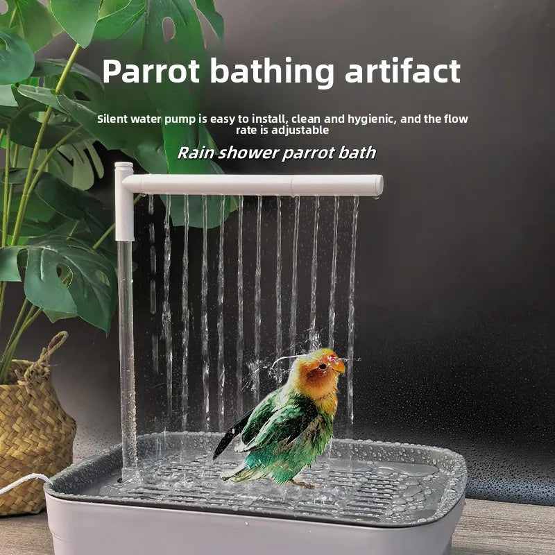 Automatic Circulating Bird Bath for Parrots
