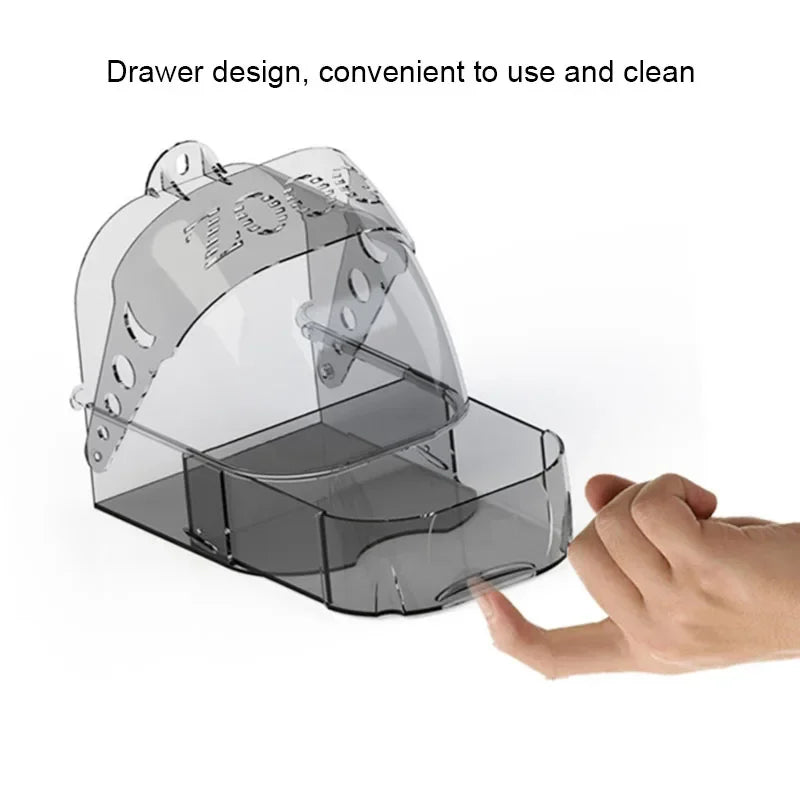 Parrot Bath Basin – Cage Shower & Feeding Bowl