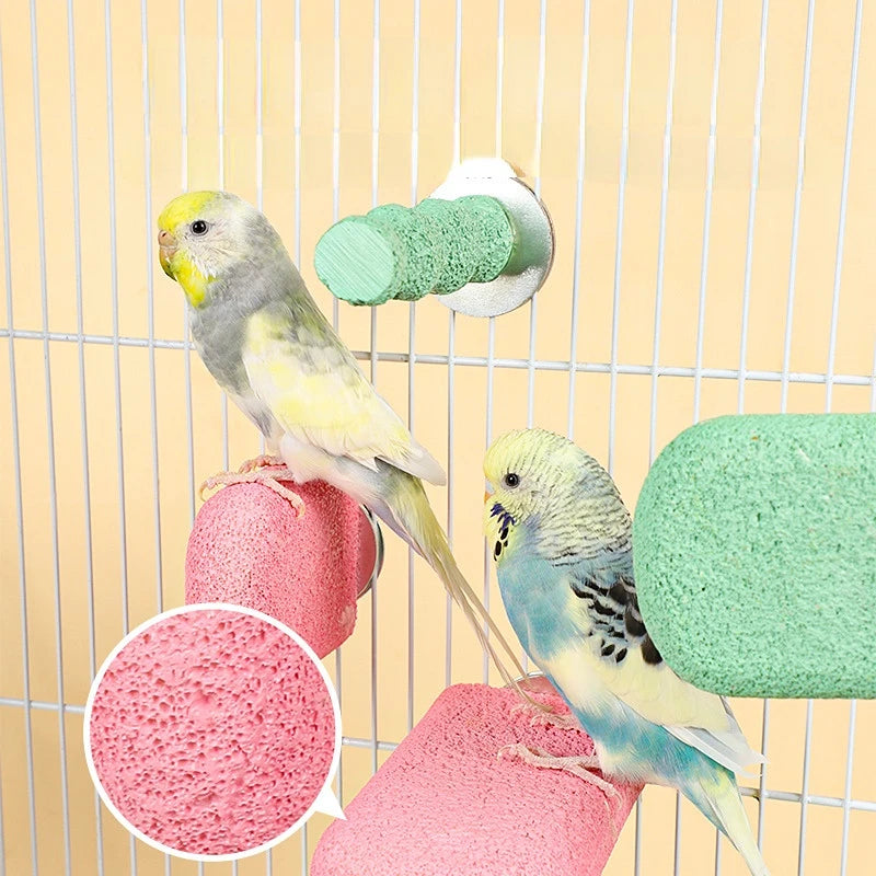 Bird Nail Grinding Perch – Parrot Cage Stand