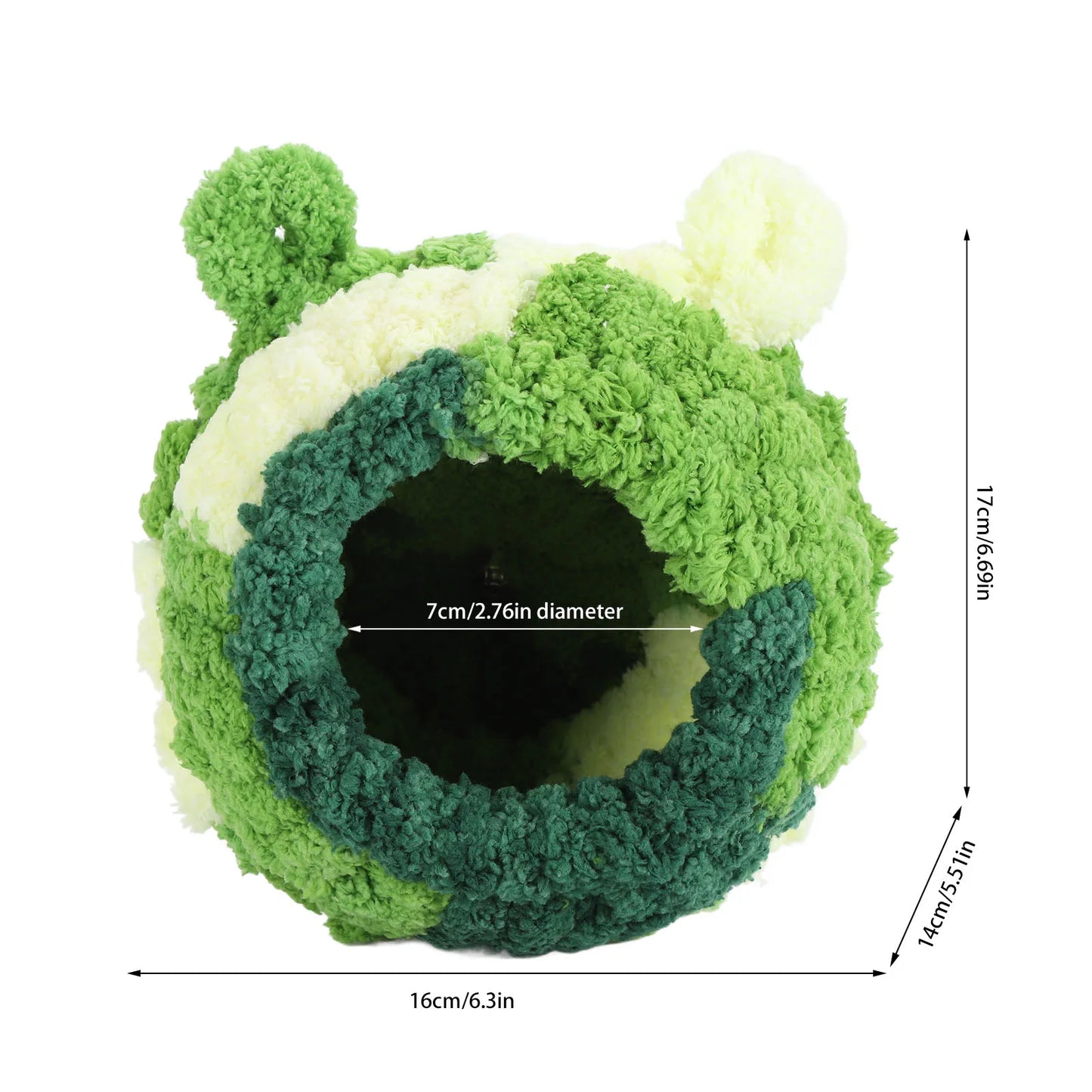 Warm Plush Bird Nest Bed for Parakeets & Parrots