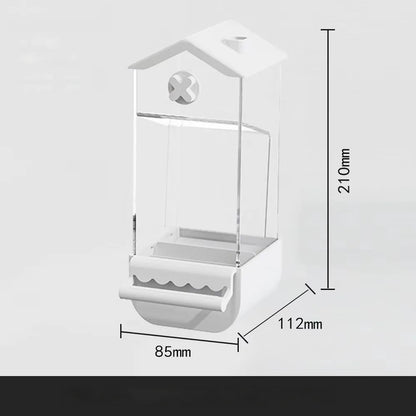 Automatic Parrot Feeder – No Mess Bird Cage Food Box