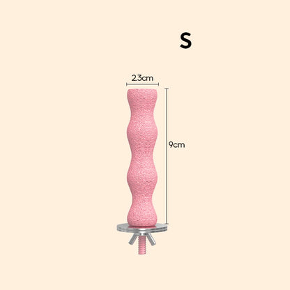 Bird Nail Grinding Perch – Parrot Cage Stand