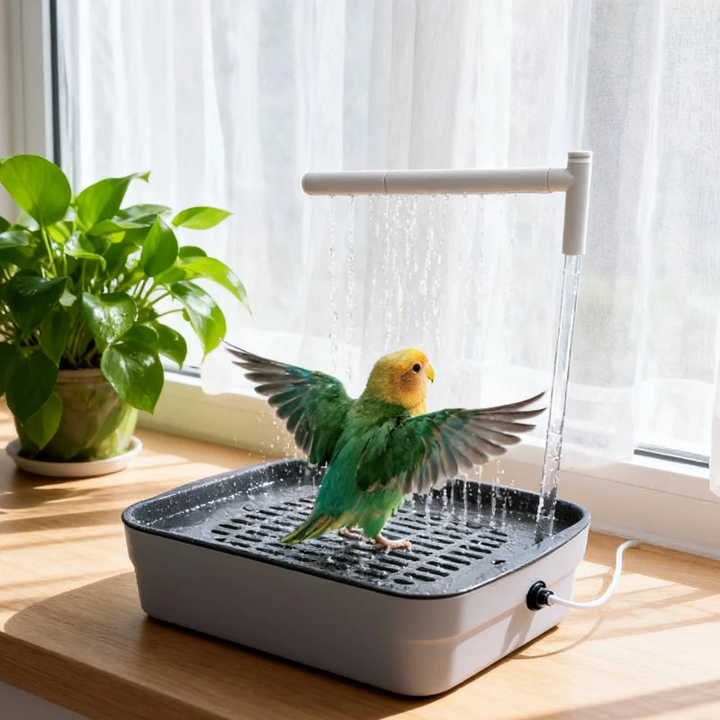Automatic Circulating Bird Bath for Parrots