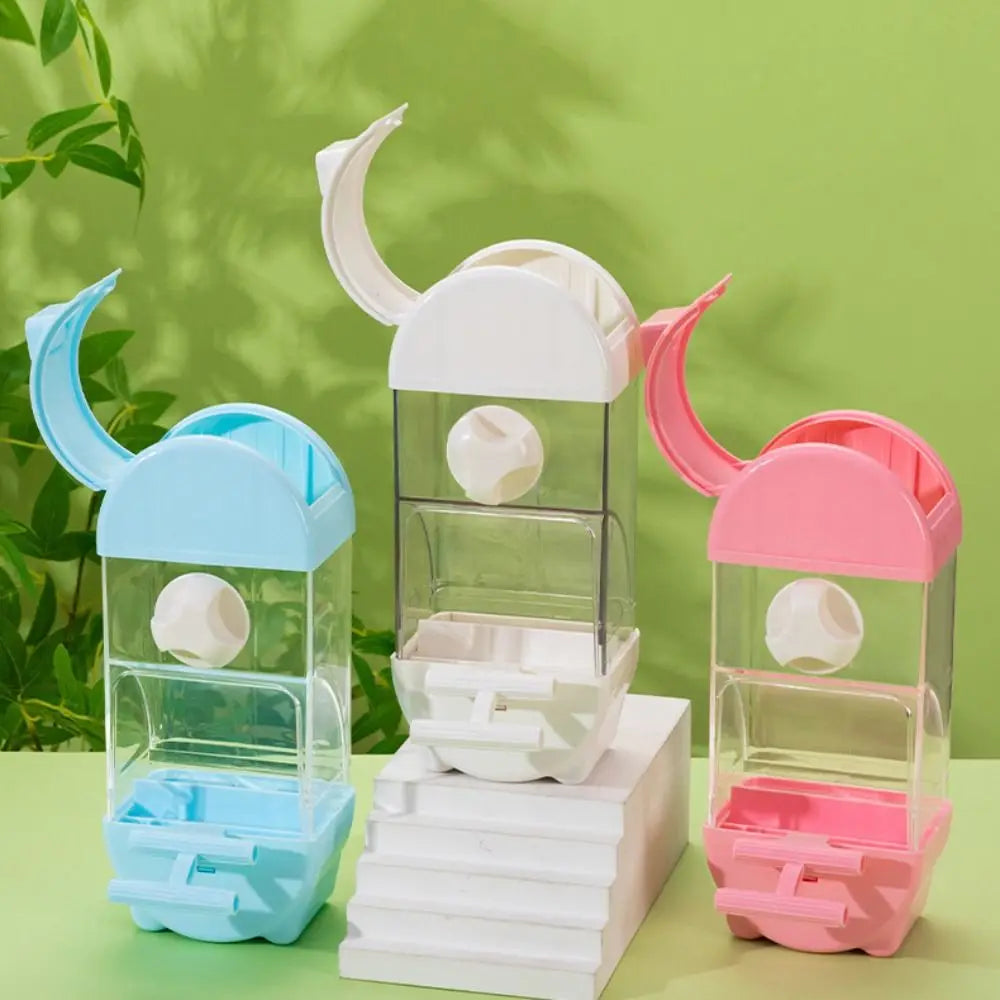 Transparent Hanging Bird Feeder for Parrots