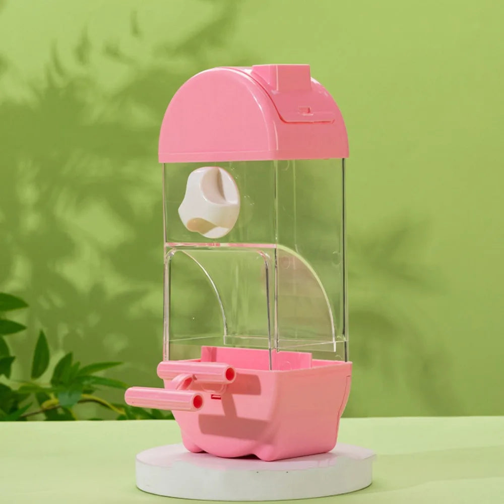 Transparent Hanging Bird Feeder for Parrots