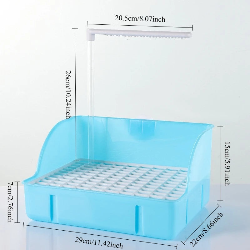 Electric Bird Bath with Circulating Water for Parrots
